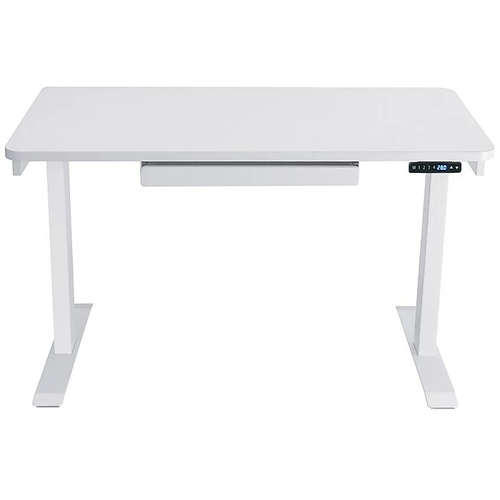 Motionwise 24" X 48" Electric Height Adjustable Desk, Home Office Style, Snow White (SDG48W) 4 Motionwise 24" X 48" Electric Height Adjustable Desk, Home Office Style, Snow White (SDG48W) - Image 2