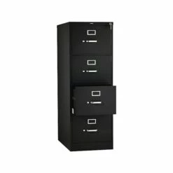 HON 510 Series 4 File Drawers Vertical File Cabinet, Locking, Black, Legal, 25"D (H514CPP) -STAPLES Sales sp37727455 sc7