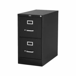 Staples 2-Drawer Vertical File Cabinet, Locking, Letter, Gray, 25"D (25156D-CC) -STAPLES Sales sp37916725 sc7