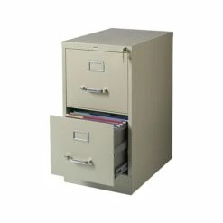 Staples 2-Drawer Vertical File Cabinet, Locking, Letter, Putty/Beige, 22"D (22334D) 9 Staples 2-Drawer Vertical File Cabinet, Locking, Letter, Putty/Beige, 22"D (22334D) -STAPLES Sales sp37916840 sc7
