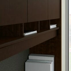 Bush Business Furniture Westfield 72W X 30D 3 Position Sit To Stand L Desk W/ Hutch And File Cabinet, Mocha Cherry (SRC124MRSU) 16 Bush Business Furniture Westfield 72W X 30D 3 Position Sit To Stand L Desk W/ Hutch And File Cabinet, Mocha Cherry (SRC124MRSU) -STAPLES Sales sp38462127 sc7