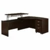 Bush Business Furniture Westfield 60W X 43D Left Hand 3 Position Sit To Stand L Desk W/ File Cabinet, Mocha Cherry (SRC127MRSU) 2 Bush Business Furniture Westfield 60W X 43D Left Hand 3 Position Sit To Stand L Desk W/ File Cabinet, Mocha Cherry (SRC127MRSU) -STAPLES Sales sp38463755 sc7