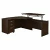 Bush Business Furniture Westfield 60W X 43D Right Hand 3 Position Sit To Stand L Desk W/ File Cabinet, Mocha Cherry (SRC128MRSU) 2 Bush Business Furniture Westfield 60W X 43D Right Hand 3 Position Sit To Stand L Desk W/ File Cabinet, Mocha Cherry (SRC128MRSU) -STAPLES Sales sp38463764 sc7