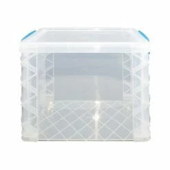 Advantus Super Stacker File Box, Letter/Legal Size, Clear (36871)