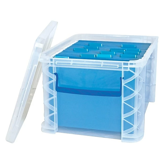 Advantus Super Stacker File Box, Letter/Legal Size, Clear (36871) 5 Advantus Super Stacker File Box, Letter/Legal Size, Clear (36871) - Image 3