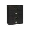 FireKing Classic 4-Drawer Lateral File Cabinet, Fire Resistant, Letter/Legal, Black, 44.5"W (4-4422-CBL) -STAPLES Sales sp39611982 sc7