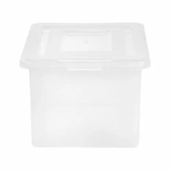 Staples Plastic File Box, Letter/Legal Size, Clear (140050)