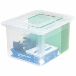Staples Plastic File Box, Letter/Legal Size, Clear (140050) 11 Staples Plastic File Box, Letter/Legal Size, Clear (140050) -STAPLES Sales sp40285849 sc7