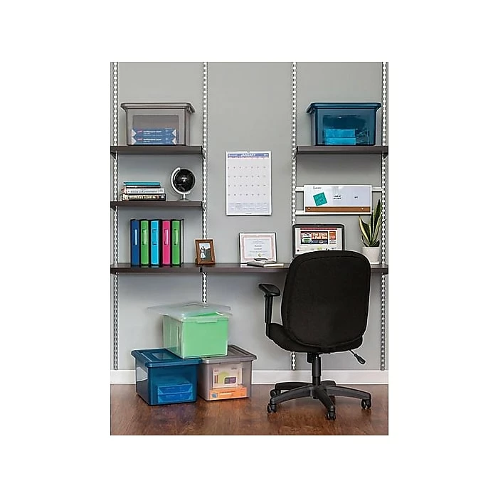 Staples Plastic File Box, Letter/Legal Size, Clear (140050) 8 Staples Plastic File Box, Letter/Legal Size, Clear (140050) - Image 6