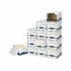 Bankers Box File/Cube™ Quick Set-Up Corrugated File Storage Box Shells, Letter/Legal Size, White/Blue, 6/Carton (0162601) 2 Bankers Box File/Cube™ Quick Set-Up Corrugated File Storage Box Shells, Letter/Legal Size, White/Blue, 6/Carton (0162601) -STAPLES Sales sp40286164 sc7