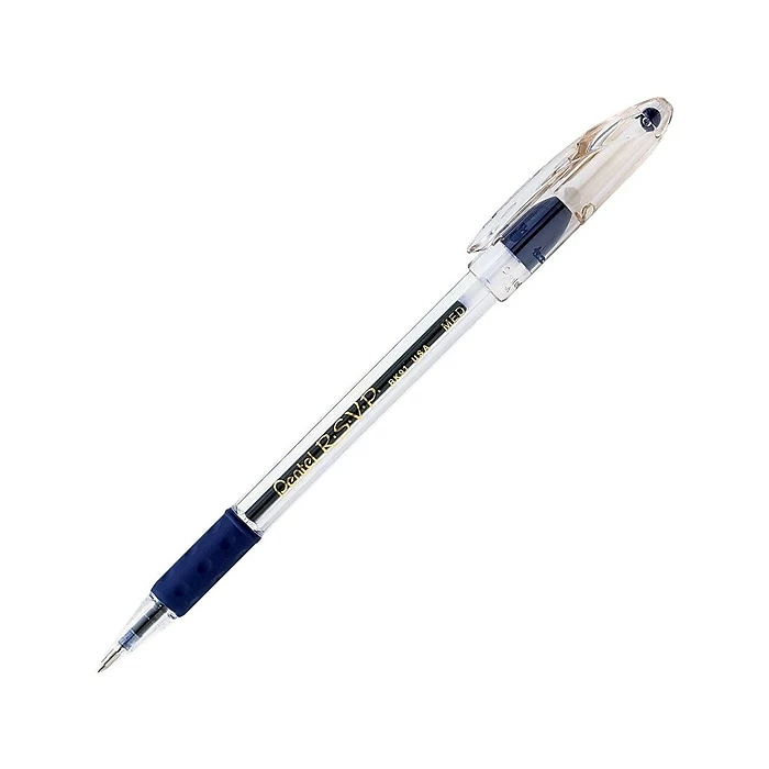 Pentel R.S.V.P. Ballpoint Pens, Medium Point, Blue Ink, Dozen (BK91-C) 3 Pentel R.S.V.P. Ballpoint Pens, Medium Point, Blue Ink, Dozen (BK91-C)