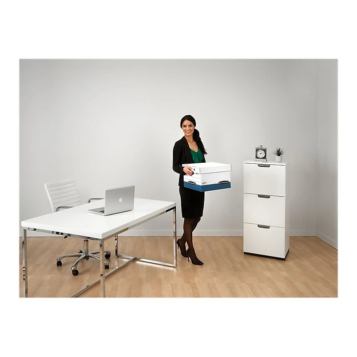 Bankers Box Presto Heavy-Duty Instant Assembly File Storage Boxes, Lift-Off Lid, Letter/Legal Size, 4/Pack (0063602) 9 Bankers Box Presto Heavy-Duty Instant Assembly File Storage Boxes, Lift-Off Lid, Letter/Legal Size, 4/Pack (0063602) - Image 7