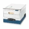 Bankers Box Shipping & Storage Medium-Duty FastFold File Boxes, Flip Top Lid, Letter/Legal Size, White/Blue, 12/Carton (0007101) 2 Bankers Box Shipping & Storage Medium-Duty FastFold File Boxes, Flip Top Lid, Letter/Legal Size, White/Blue, 12/Carton (0007101) -STAPLES Sales sp40303492 sc7