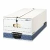 Bankers Box Stor/File Medium-Duty FastFold File Storage Boxes, String & Button, Legal Size, White/Blue, 4/Carton (0070503) 1 Bankers Box Stor/File Medium-Duty FastFold File Storage Boxes, String & Button, Legal Size, White/Blue, 4/Carton (0070503) -STAPLES Sales sp40313098 sc7