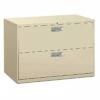 HON Brigade 600 Series Lateral File, 2 Drawers, Aluminum Pull, 42"W, Putty Finish, -STAPLES Sales sp40351949 sc7