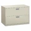 HON Brigade 600 Series Lateral File, 2 Drawers, Aluminum Pull, 42"W, Light Gray Finish, (HON692LQ) 2 HON Brigade 600 Series Lateral File, 2 Drawers, Aluminum Pull, 42"W, Light Gray Finish, (HON692LQ) -STAPLES Sales sp40352068 sc7