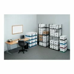 Bankers Box Liberty Heavy-Duty Corrugated File Storage Boxes, Letter Size, White/Blue, 4/Carton (0001103) 9 Bankers Box Liberty Heavy-Duty Corrugated File Storage Boxes, Letter Size, White/Blue, 4/Carton (0001103) -STAPLES Sales sp40888382 sc7