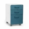 Poppin Stow 3-Drawer Vertical Locking File Cabinet, White & Slate Blue, 16" (106039) 2 Poppin Stow 3-Drawer Vertical Locking File Cabinet, White & Slate Blue, 16" (106039) -STAPLES Sales sp40950426 sc7