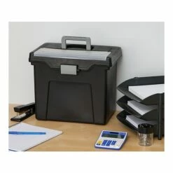 IRIS Portable File Box With Organizer Lid, Letter Size, Black, 4/Carton (110977) 9 IRIS Portable File Box With Organizer Lid, Letter Size, Black, 4/Carton (110977) -STAPLES Sales sp41694114 sc7