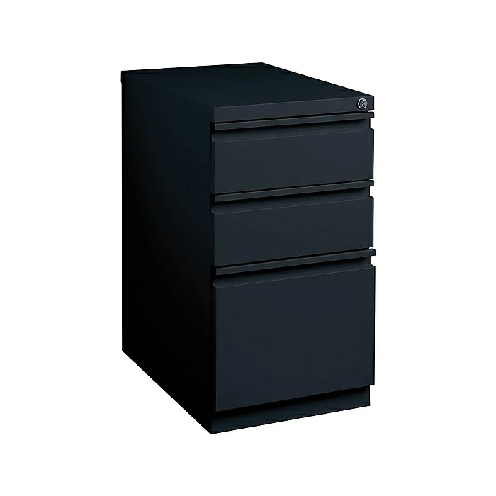 Staples 3-Drawer Vertical File Cabinet, Locking, Black, Letter, 22.88"D (25170D) 7 Staples 3-Drawer Vertical File Cabinet, Locking, Black, Letter, 22.88"D (25170D) - Image 5
