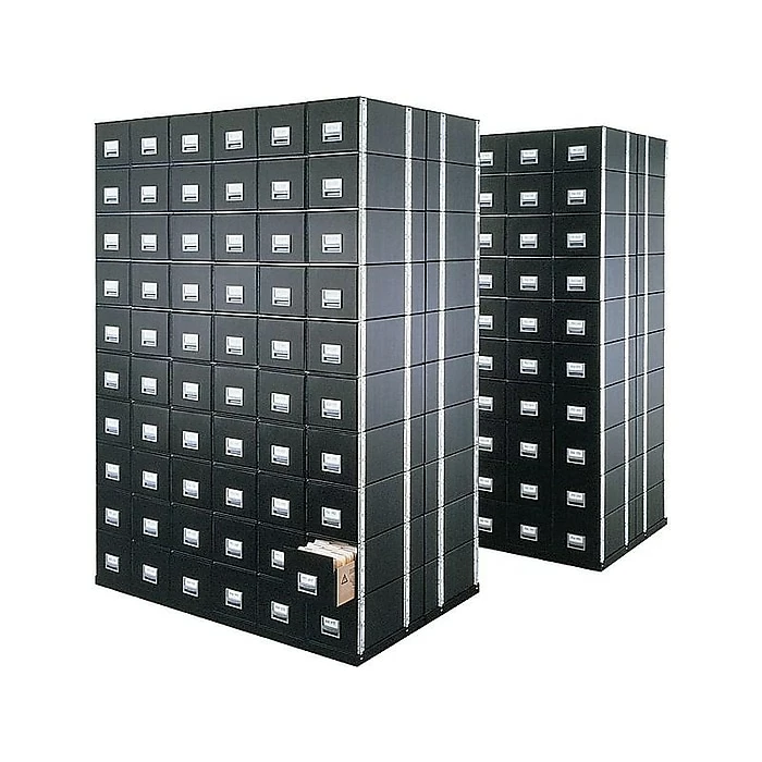 Bankers Box® Staxonsteel Storage Drawers, Stackable, Letter Size, Black, 6/Carton (00511) 4 Bankers Box® Staxonsteel Storage Drawers, Stackable, Letter Size, Black, 6/Carton (00511) - Image 2