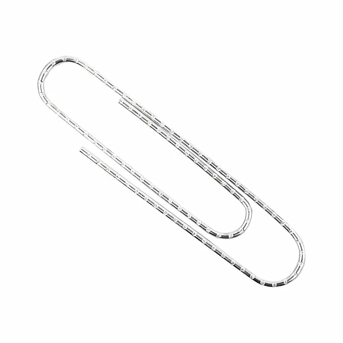 ACCO Economy Jumbo Paper Clips, Silver, 100/Box (A7072585) 3 ACCO Economy Jumbo Paper Clips, Silver, 100/Box (A7072585)