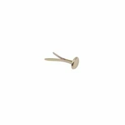 Staples Round Head Fasteners, Gold, 100/Pack (44412)