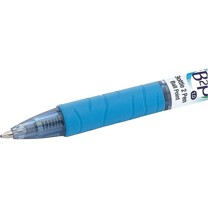 Pilot B2P Bottle 2 Pen Retractable Ballpoint Pens, Medium Point, Blue Ink, Dozen (34801) 6 Pilot B2P Bottle 2 Pen Retractable Ballpoint Pens, Medium Point, Blue Ink, Dozen (34801) - Image 4
