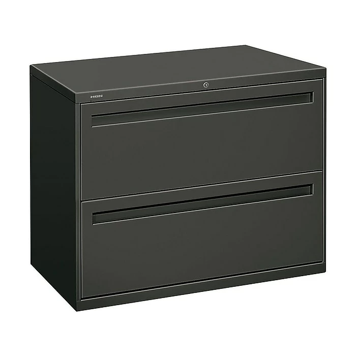 HON Brigade 700 Series 2-Drawer Lateral File Cabinet, Locking, Charcoal, Letter/Legal, 36"W (H782.L.S) 3 HON Brigade 700 Series 2-Drawer Lateral File Cabinet, Locking, Charcoal, Letter/Legal, 36"W (H782.L.S)