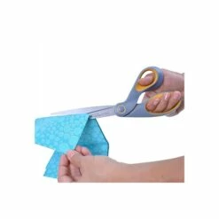 Westcott® Bent ExtremEdge Adjustable Tension Titanium Bonded® 9" Scissors, Blunt Tip, Gray/Yellow (14669) -STAPLES Sales sp42717181 sc7