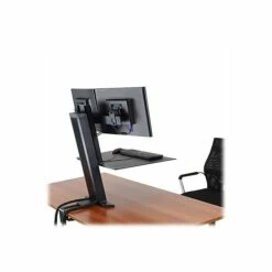 Ergotron WorkFit-SR Dual Adjustable Desk, Aluminum (33-407-085) 7 Ergotron WorkFit-SR Dual Adjustable Desk, Aluminum (33-407-085) -STAPLES Sales sp42717476 sc7