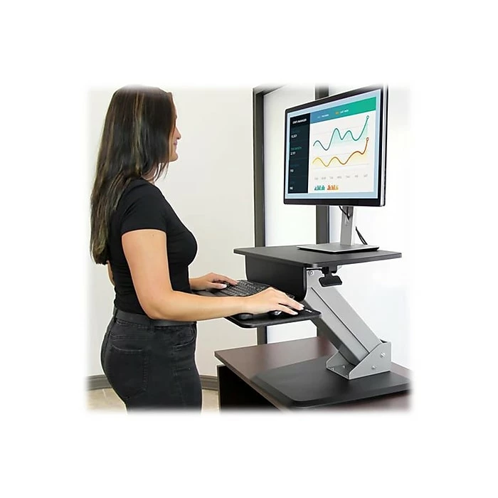 StarTech 26.8"W Adjustable Riser, Laminate Wood (ARMSTS) 9 StarTech 26.8"W Adjustable Riser, Laminate Wood (ARMSTS) - Image 7