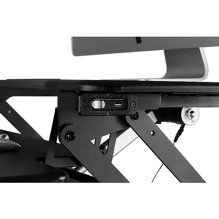Mount-It! Electric 35.4"W Standing Desk Converter, Plastic Steel (MI-7927E) 8 Mount-It! Electric 35.4"W Standing Desk Converter, Plastic Steel (MI-7927E) - Image 6