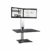 Victor Technology 28" W High Rise™ Electric Dual Monitor Standing Desk, Laminate Wood (DC450) 2 Victor Technology 28" W High Rise™ Electric Dual Monitor Standing Desk, Laminate Wood (DC450) -STAPLES Sales sp42717885 sc7