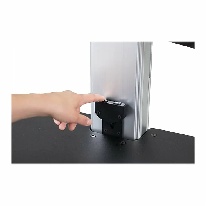 Victor Technology 28" W High Rise™ Electric Dual Monitor Standing Desk, Laminate Wood (DC450) 5 Victor Technology 28" W High Rise™ Electric Dual Monitor Standing Desk, Laminate Wood (DC450) - Image 3