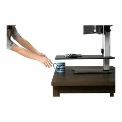 Victor Technology 28" W High Rise™ Electric Dual Monitor Standing Desk, Laminate Wood (DC450) 16 Victor Technology 28" W High Rise™ Electric Dual Monitor Standing Desk, Laminate Wood (DC450) -STAPLES Sales sp42717893 sc7