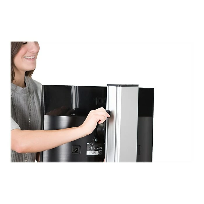 Victor Technology 28" W High Rise™ Electric Dual Monitor Standing Desk, Laminate Wood (DC450) 10 Victor Technology 28" W High Rise™ Electric Dual Monitor Standing Desk, Laminate Wood (DC450) - Image 8