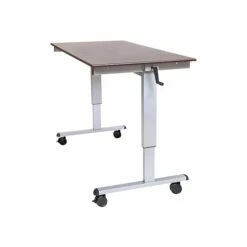 Luxor 60"W Adjustable Desk, Laminate Wood (STANDUP-CF60-DW)