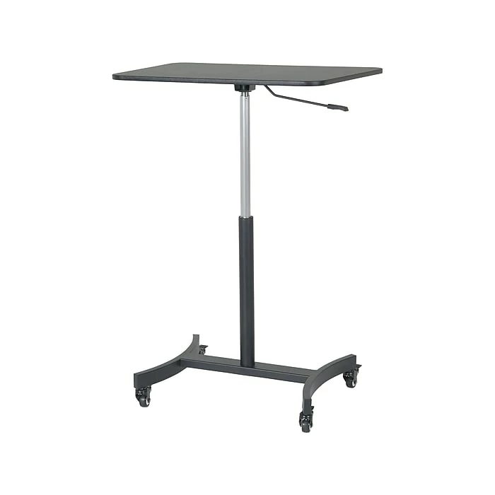 Victor Technology 28" W Mobile Adjustable Standing Desk, Laminate Wood (DC500) 3 Victor Technology 28" W Mobile Adjustable Standing Desk, Laminate Wood (DC500)