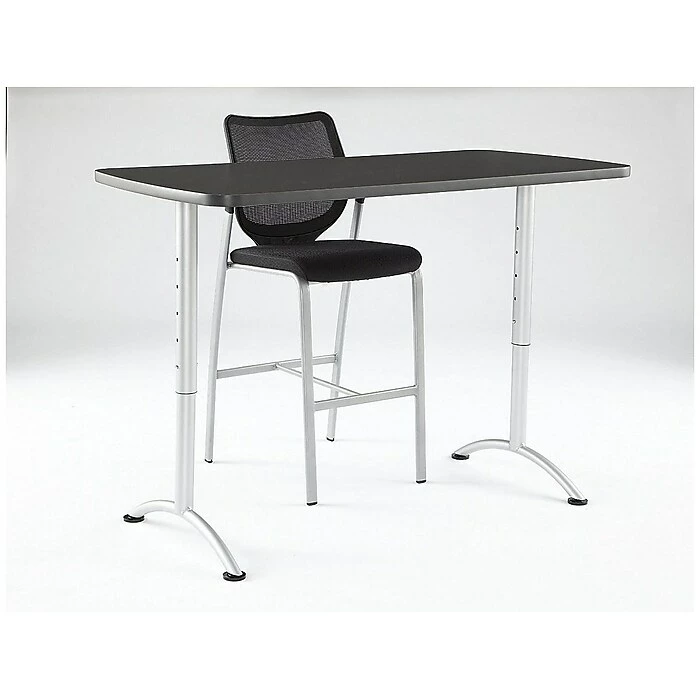 ICEBERG ARC 30"W Adjustable Table, Laminate Wood (69317) 4 ICEBERG ARC 30"W Adjustable Table, Laminate Wood (69317) - Image 2