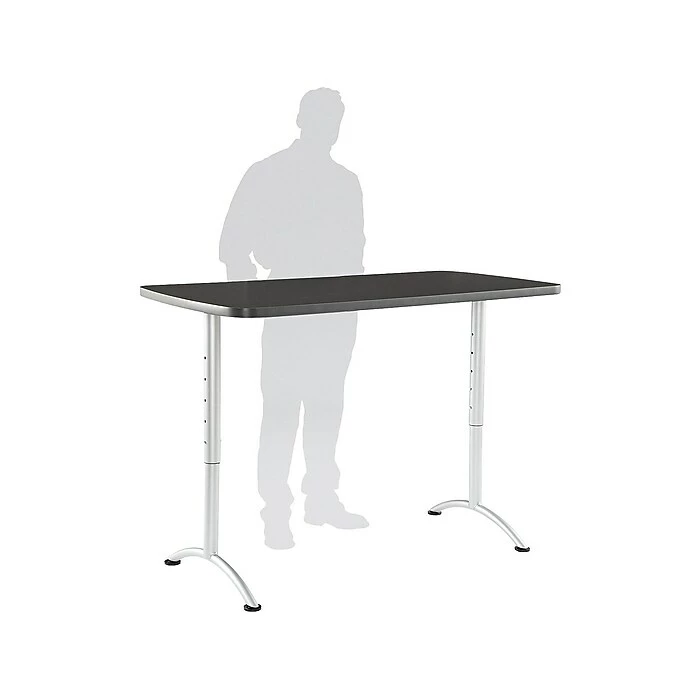 ICEBERG ARC 30"W Adjustable Table, Laminate Wood (69317) 5 ICEBERG ARC 30"W Adjustable Table, Laminate Wood (69317) - Image 3