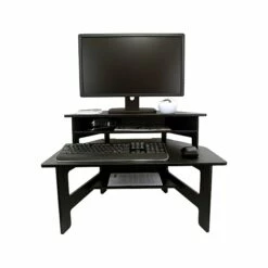 Victor Technology 28" W High Rise Standing Desk Converter, Laminate Wood (DC100) 9 Victor Technology 28" W High Rise Standing Desk Converter, Laminate Wood (DC100) -STAPLES Sales sp42803413 sc7