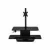 Mount-It! 26.75"W Adjustable Standing Desk Converter W/ Monitor Mount And Keyboard Tray, Plastic/Steel (MI-7913) 2 Mount-It! 26.75"W Adjustable Standing Desk Converter W/ Monitor Mount And Keyboard Tray, Plastic/Steel (MI-7913) -STAPLES Sales sp42805210 sc7