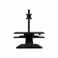 Mount-It! 26.75"W Adjustable Standing Desk Converter W/ Monitor Mount And Keyboard Tray, Plastic/Steel (MI-7913) 11 Mount-It! 26.75"W Adjustable Standing Desk Converter W/ Monitor Mount And Keyboard Tray, Plastic/Steel (MI-7913) -STAPLES Sales sp42805211 sc7