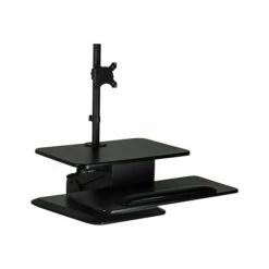 Mount-It! 26.75"W Adjustable Standing Desk Converter W/ Monitor Mount And Keyboard Tray, Plastic/Steel (MI-7913) 12 Mount-It! 26.75"W Adjustable Standing Desk Converter W/ Monitor Mount And Keyboard Tray, Plastic/Steel (MI-7913) -STAPLES Sales sp42805212 sc7