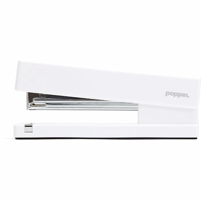 Poppin Stapler, 20 Sheet Capacity, White (100152) 3 Poppin Stapler, 20 Sheet Capacity, White (100152)