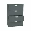 HON Brigade 600 Series 4-Drawer Lateral File Cabinet, Locking, Letter/Legal, Charcoal, 36"W (H684.L.S) 1 HON Brigade 600 Series 4-Drawer Lateral File Cabinet, Locking, Letter/Legal, Charcoal, 36"W (H684.L.S) -STAPLES Sales sp43803542 sc7
