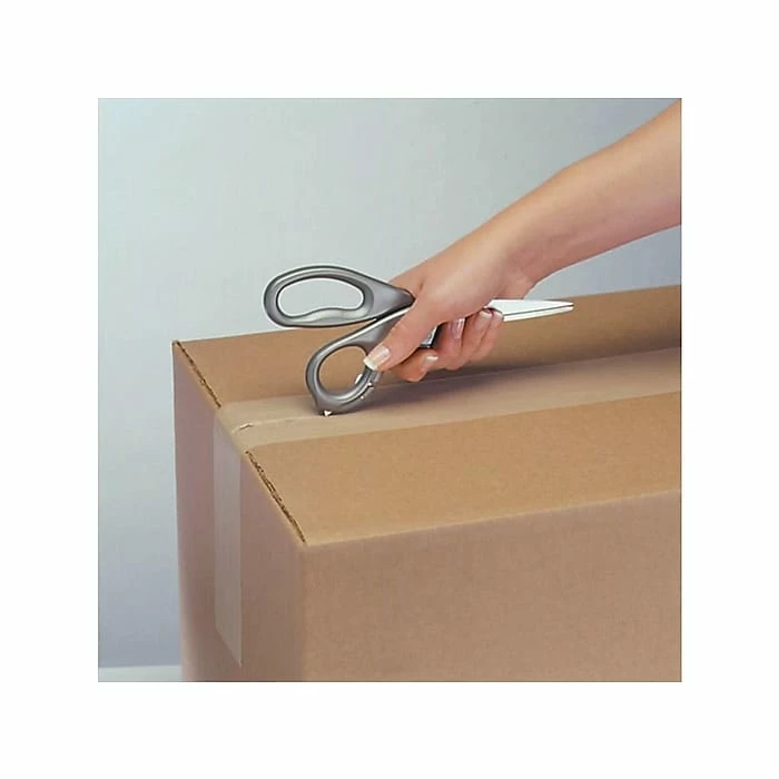 Westcott E-Z Open 8" Stainless Steel Multi-Purpose Scissors, Pointed Tip, Gray (13227) 4 Westcott E-Z Open 8" Stainless Steel Multi-Purpose Scissors, Pointed Tip, Gray (13227) - Image 2