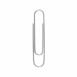 ACCO Recycled Paper Clips, Jumbo, Silver, 100/Box, 10 Boxes/Pack (A7072525)