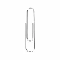 ACCO Recycled Paper Clips, #1, Silver, 100/Box, 10 Boxes/Pack (A7072365A)